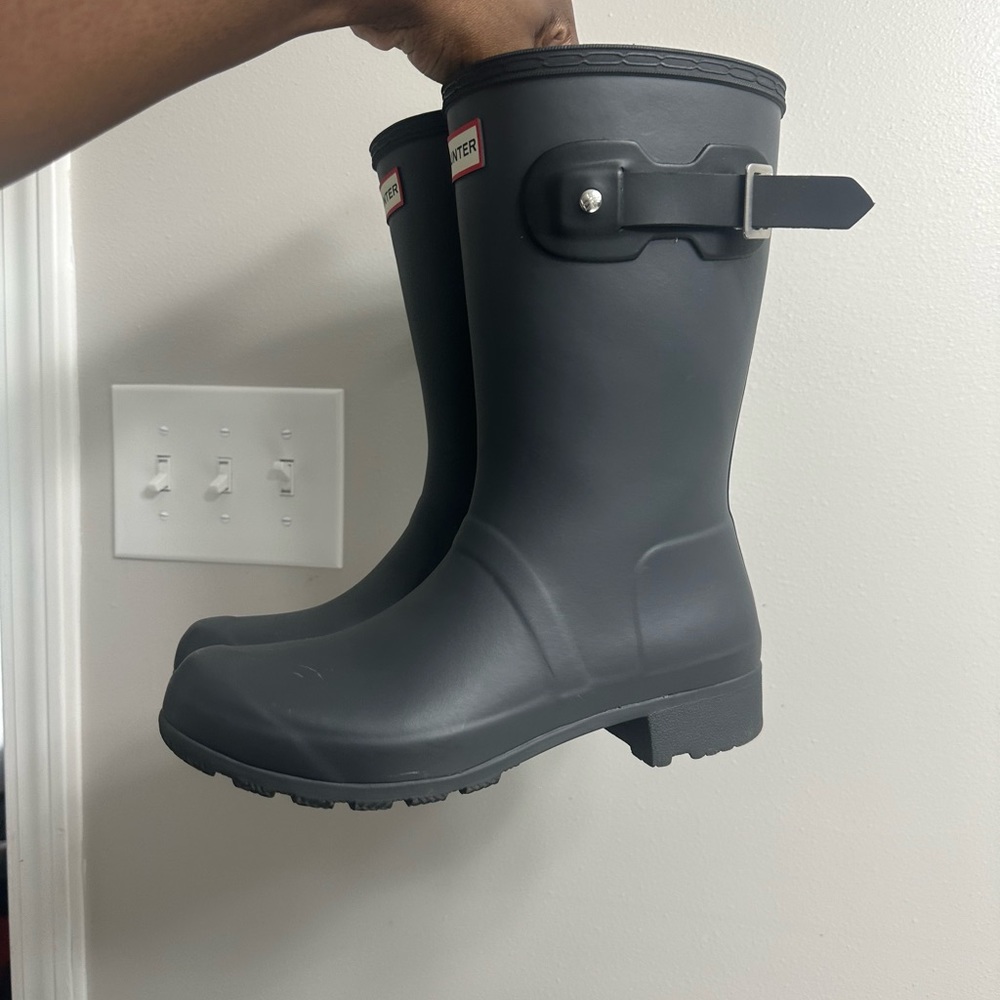Women's Original Short Rain Boots- gray